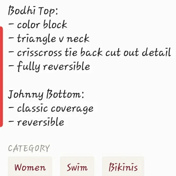 L*Space Colorblock Bikini - White, Yellow, Blue - Picture 6 of 6